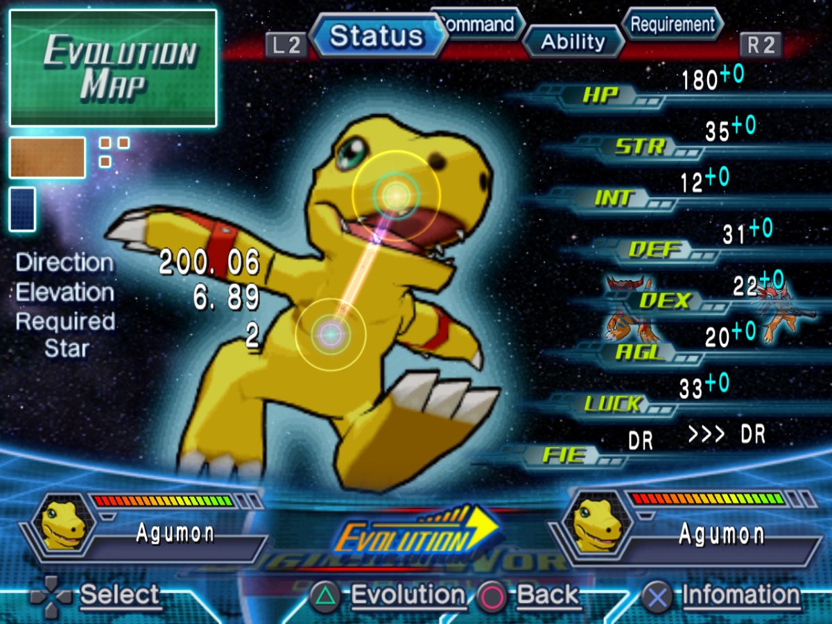 Digimon World Data Squad Evolution Chart